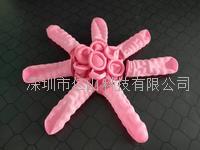 粉(fěn)紅色(sè)手(shǒu)指套無鹵無硫(liú)米黃色(sè)手(shǒu)指套